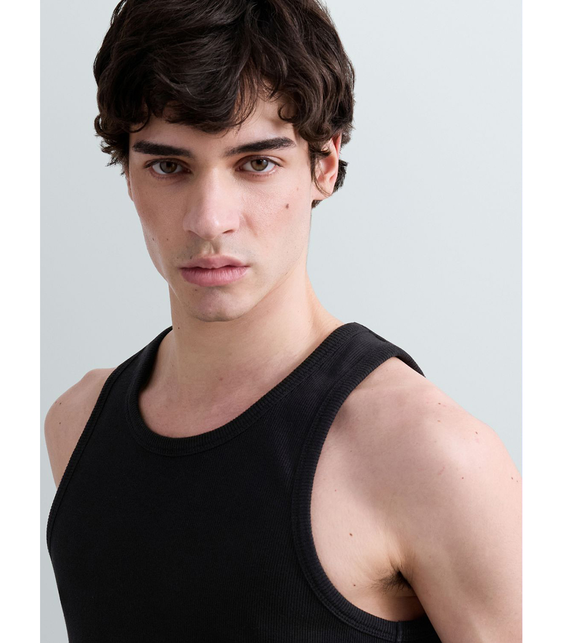 リブニットタンクトップ 詳細画像 ブラック 5